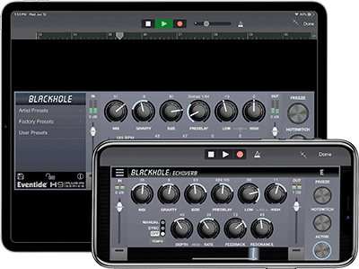 Blackhole Reverb for iPhone and iPad