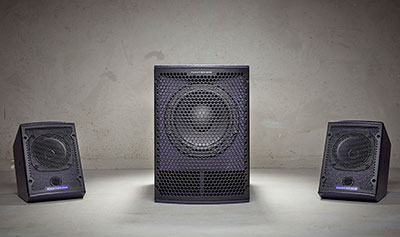 Funktion-One F5 and SB8 subwoofer 