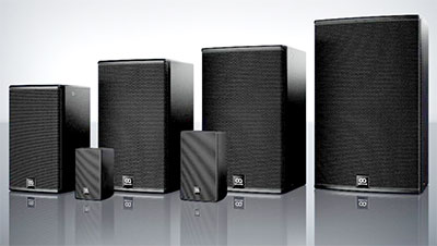 Cuboid series of full-range, two-way passive loudspeakers