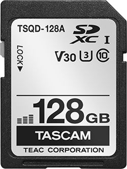 Tascam TSQD-128A SDXC media card