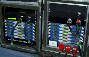 Powersoft amp racks