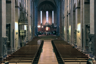 Main aisle, Mainz Cathedral