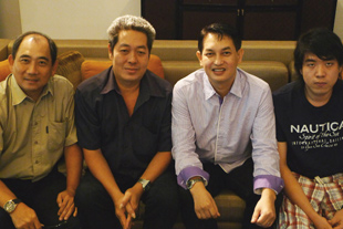Sebastian Song, Mr Agung, Anil Suhood and Christian Kartiko