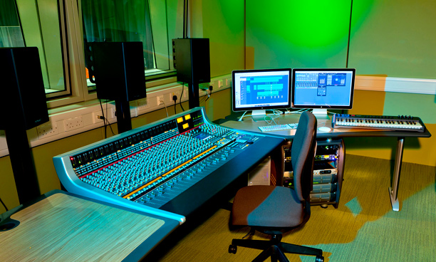 The Performance Hub recording studio