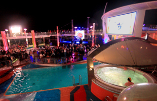 The Pool Deck stage