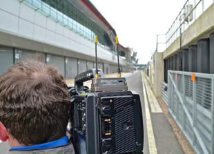 Testing Wisycom systems at Silverstone