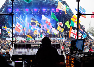 DiGiCo SD7 at the Pyramid Stage