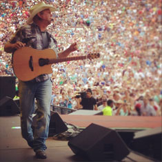 Garth Brooks at the Twister Relief Concert