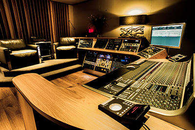 A Sharp recording studio