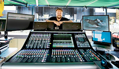 ason Moore mixing FOH
