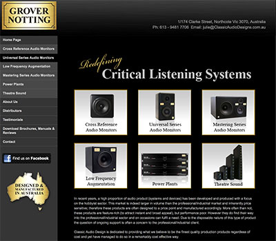 Grover Notting website