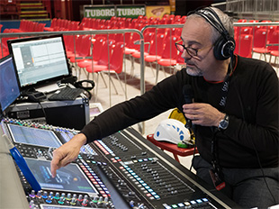 Fabio Venturi, FOH engineer