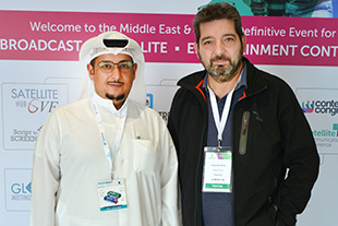 Ali H Al Roumi, MD at Romco, and Alexander Nemes, Head of Sales at Stage Tec