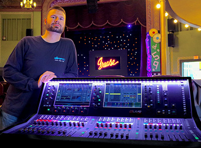 Ian Jones with the new dLive S5000