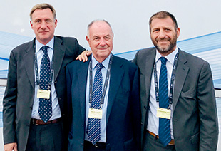 Umberto Asti, Aret VP of Sales; Angelo Asti, President and CEO; Alessandro Asti, VP of Sales