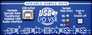USB I/O VSR Broadcast Standard USB Audio Interface