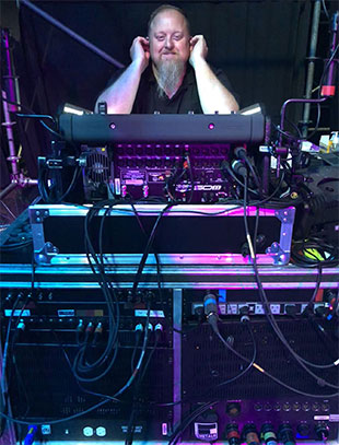 Kevin McCarthy at the compact DiGiCo SD11i