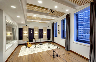 Live recording space at Gimlet Media
