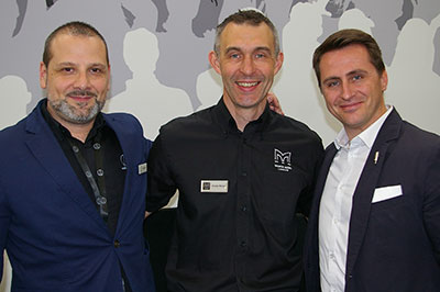 Gabriel Albornoz, Bradley Watson and Sylvain Hochart