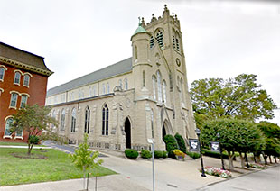 The St Louis Bertrand Catholic Church in Louisville, Kentucky