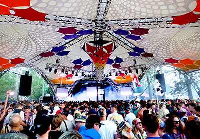 Glastonbury Festival Glade stage