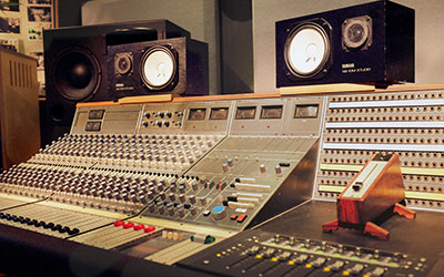The Pool's vintage Neve 5315 console