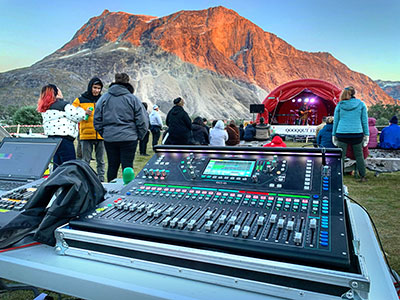 A&H SQ-6 console at world’s most remote festival