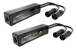 ARS-0002-A00 Dante-to-analogue interface and ARS-0002-A01 interfaces