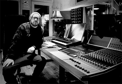Stuart Gray, owner of Jealoustown Recording Studios at his ASP8024-HE