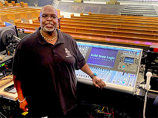 Production Manager and FOH engineer William B Barnett