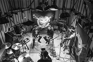 The Wildhearts at Stabal's new studios