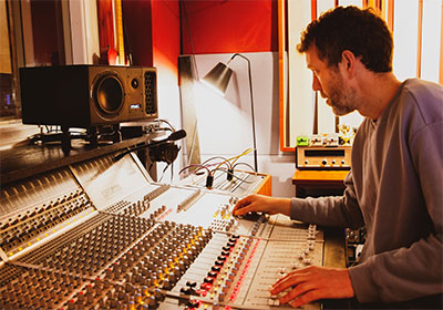Half-ton studio owner Neil Rogers