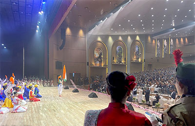 The newly built 2,500-seat Veronica auditorium