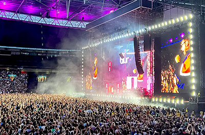 Blur at Wembley Stadium