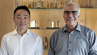 Broadcast Professional Group CEO, Gary Goh, and Genelec MD, Siamäk Naghian 