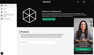 Genelec launches MyGenelec customer portal