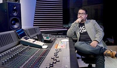 Sergio Peiró%u2019s Pentasonic Studios control room