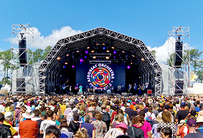 L-Acoustics' L2 PA system at Womad 2023
