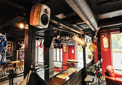 Bodom Bar & Sauna with Genelec 4000 series loudspeakers
