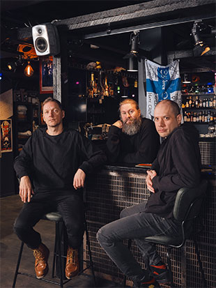 Children of Bodom band members Henri Seppälä, Jaska Raatikainen and Janne Wirman