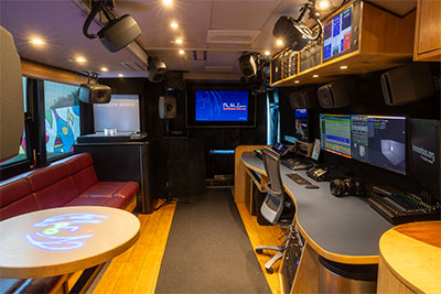 John Lennon Educational Tour Bus with Genelec Smart Active Monitors