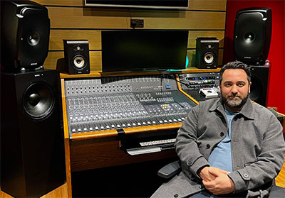  TYX Studios MD Jack Freegard in The Red Studio at TYX Studios’ London facility
