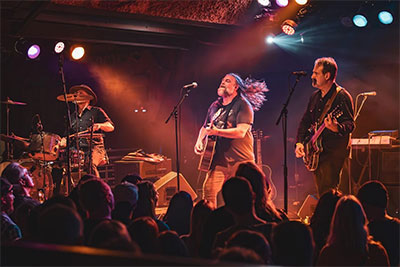 The White Buffalo on stage at Belly Up, Solana Beach (Pic Patrick McLory)