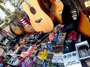 Secondhand music shop