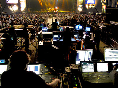 Festival FOH mixing