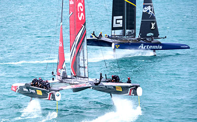 America's Cup action