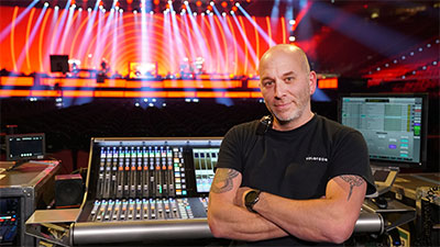 Martin Paré, Celine Dion's Monitor Engineer