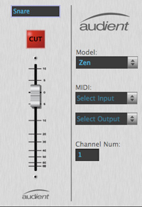 Audient FaderLink software