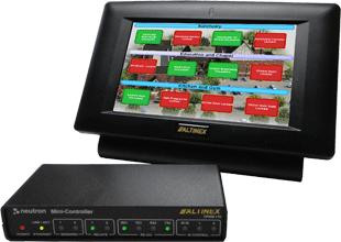 Altinex CP450-007 MultiTouch control panel and CP500-110 Neutron controller