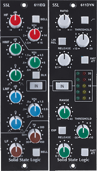 SSL E Series EQ and Dynamics modules